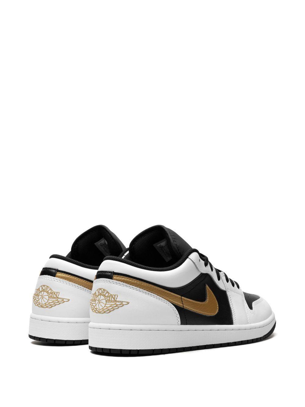 Air Jordan 1 Low "Gold Swoosh" sneakers  Product Image