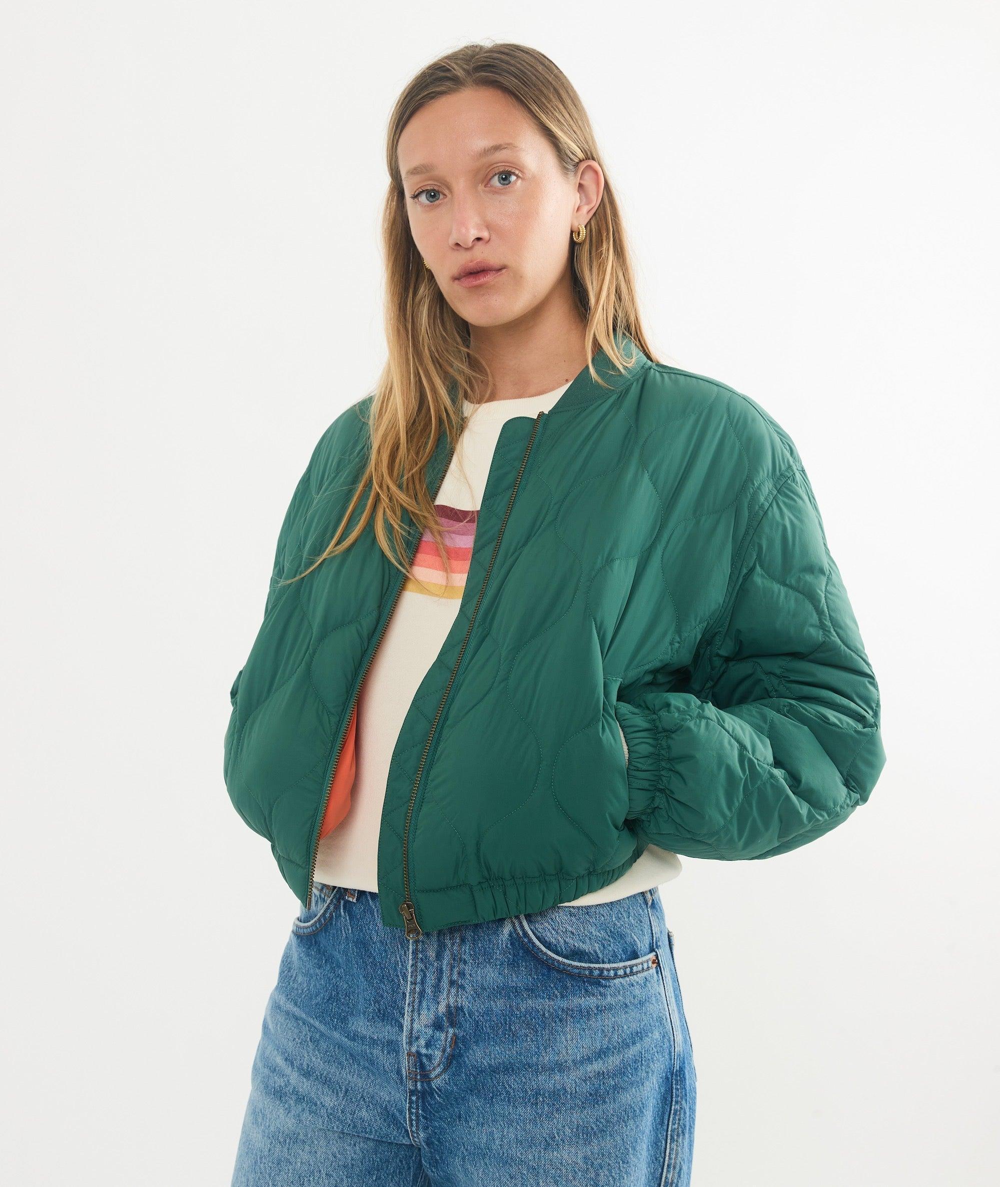 Avalon Lightweight Quilted Bomber Product Image