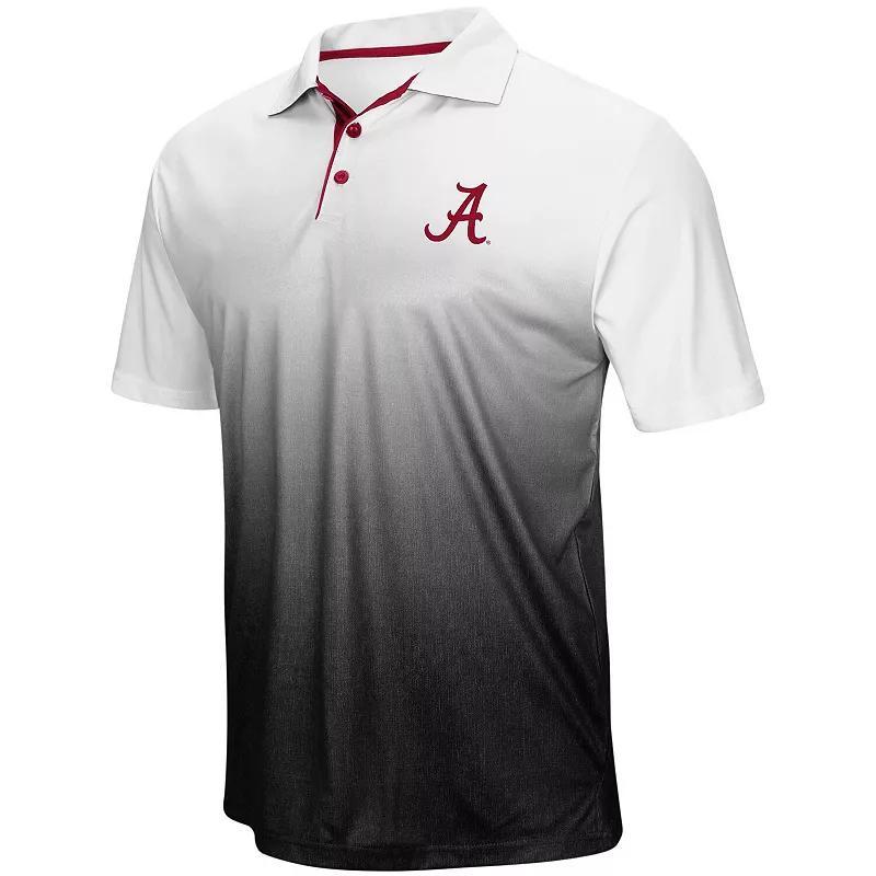 Mens Colosseum Heathered Gray Alabama Crimson Tide Magic Team Logo Polo Product Image