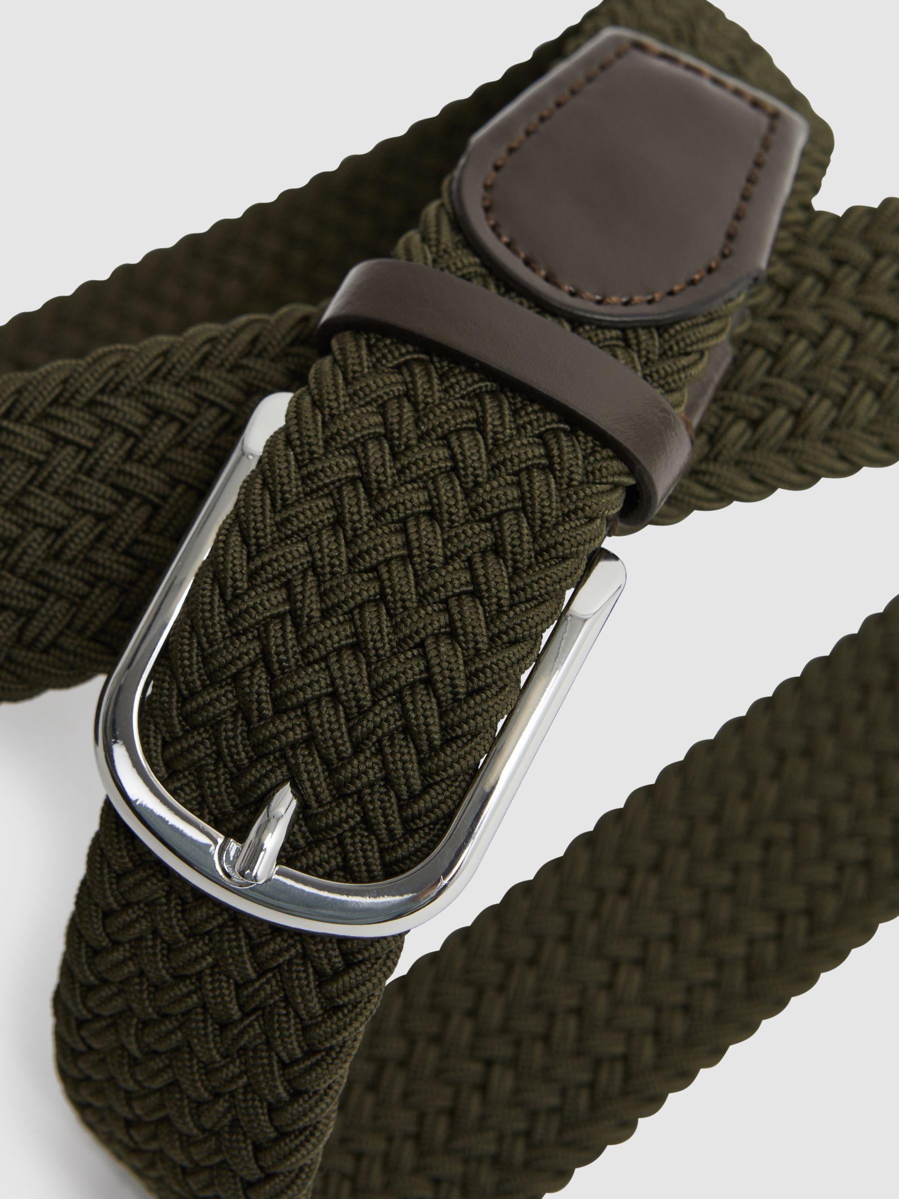 Woven Belt in Khaki Product Image