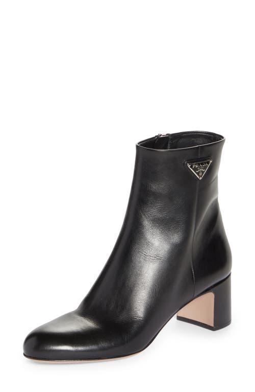 Leather Zip Ankle-Booties Product Image
