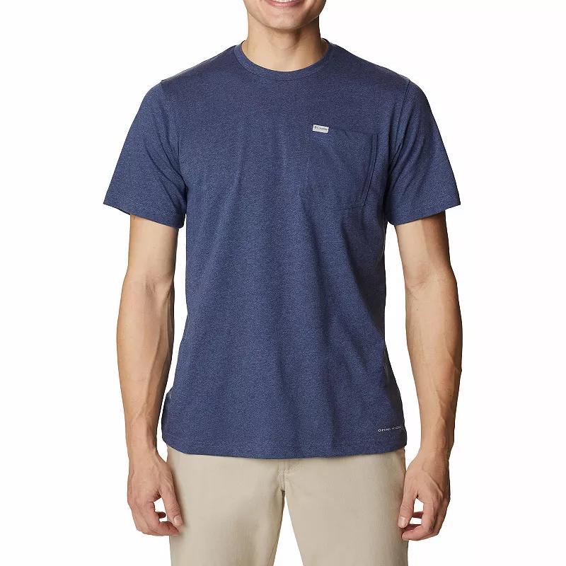 Men's Columbia Thistletown Hills™ Pocket Tee, Size: XL, Columbia Grey Grey Product Image