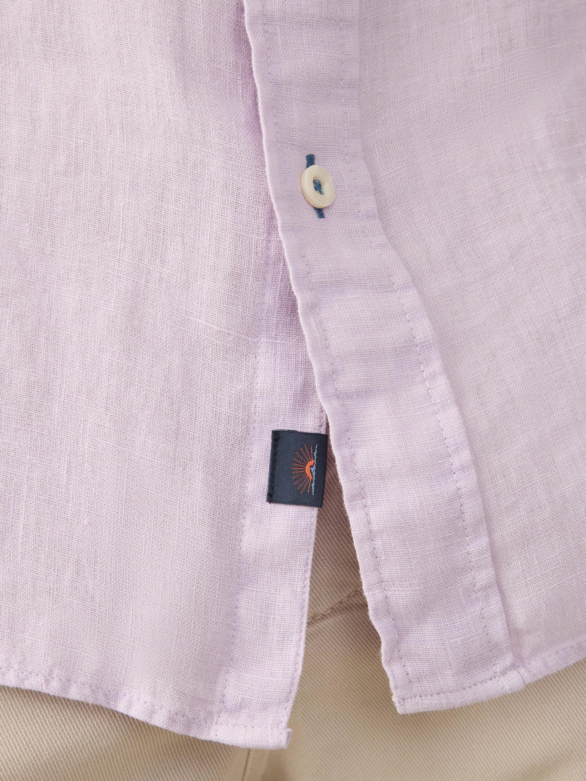 Laguna Linen Shirt - Wisteria Male Product Image