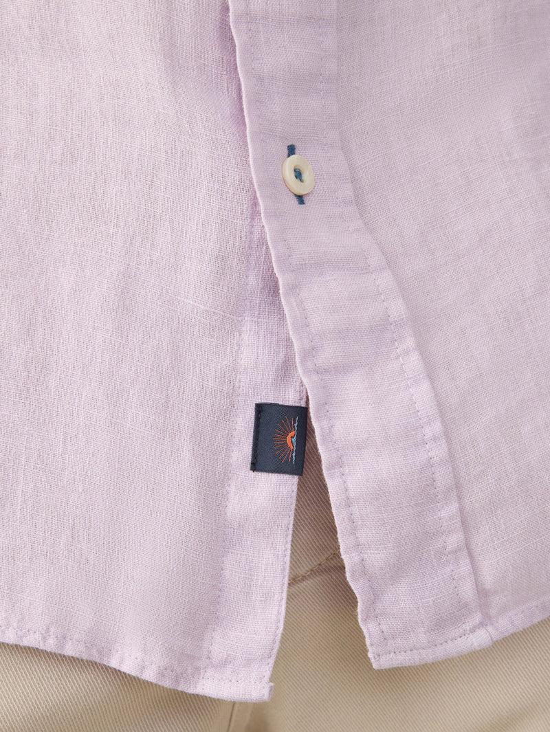 Laguna Linen Shirt - Wisteria Product Image