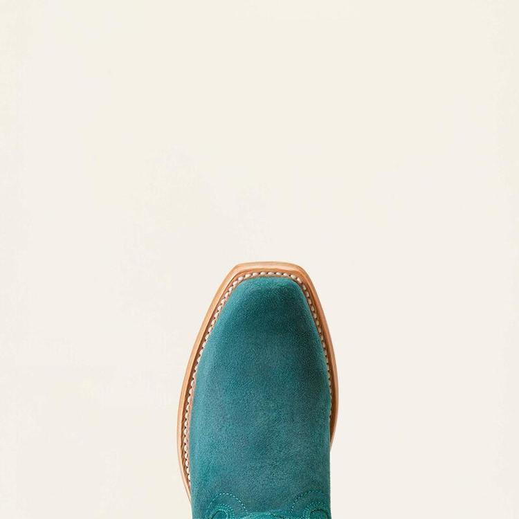 SALE Ariat® Ladies' Deep Teal Roughout Memphis Boots Product Image