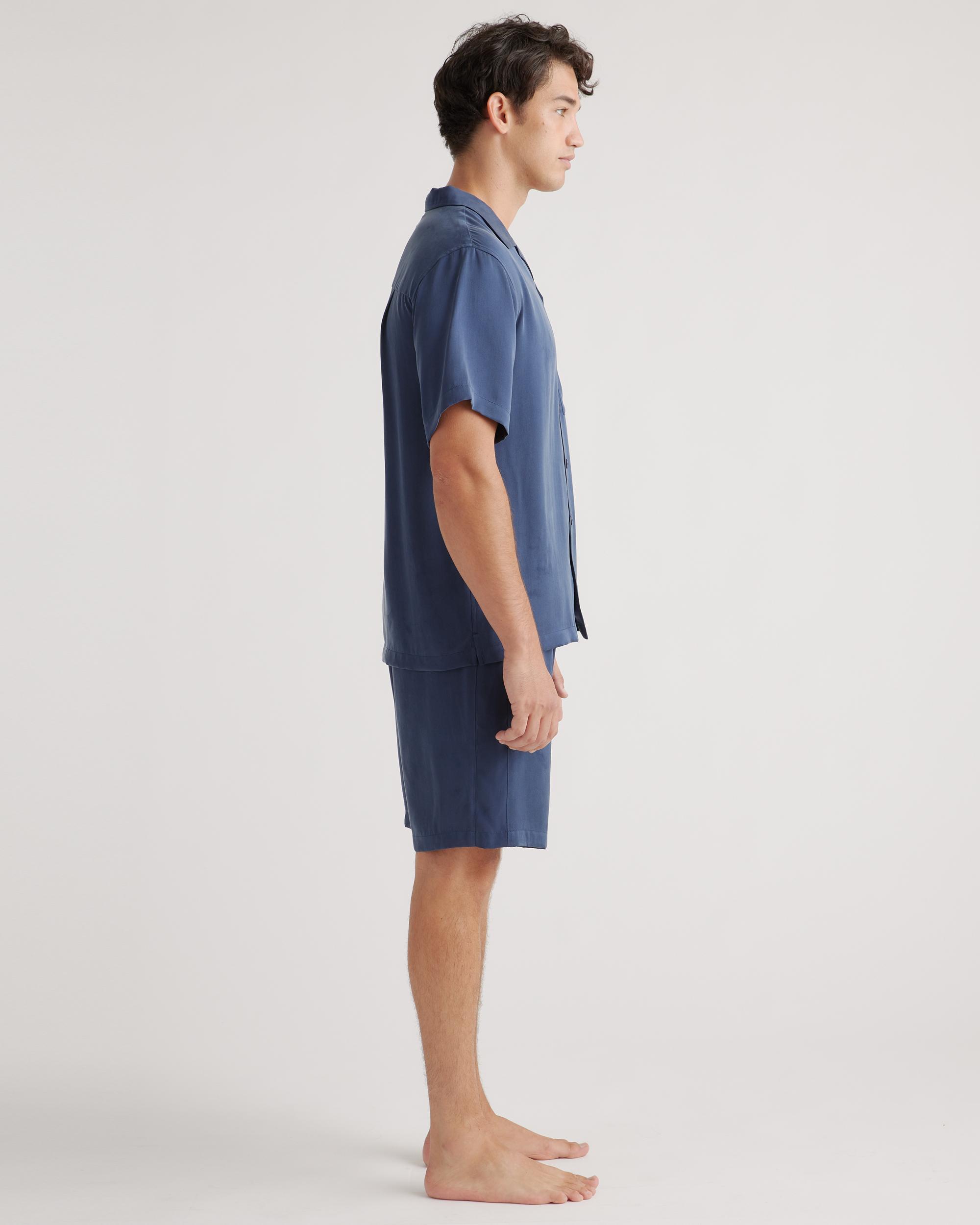Quince | Men's Button Down Short Set Silk Product Image