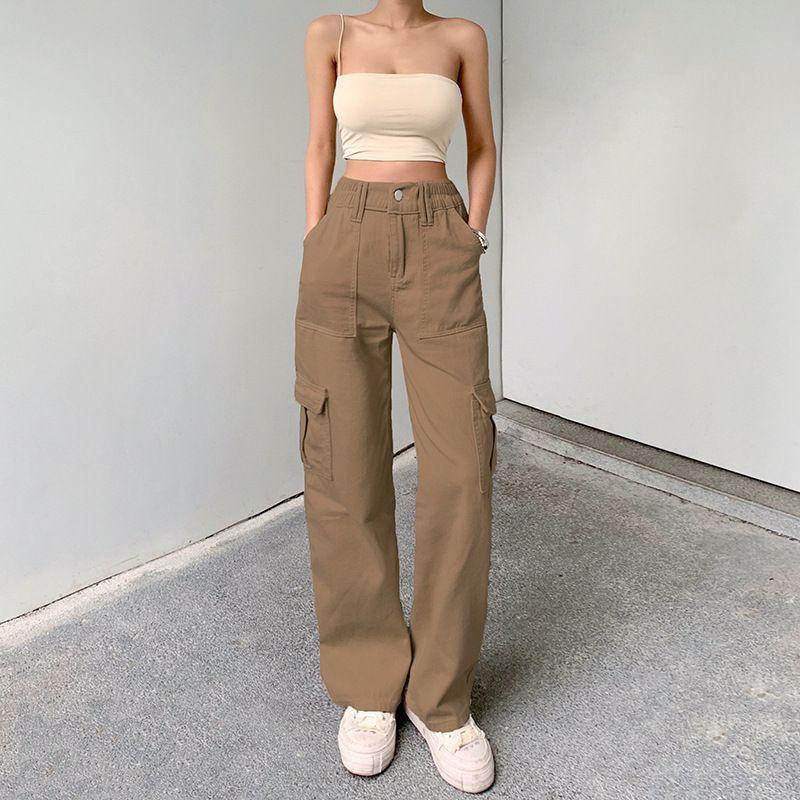 Plain Cargo Pants Product Image