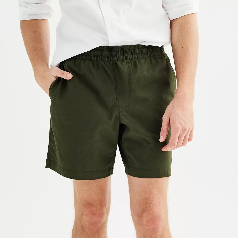 Men's Sonoma Goods For Life® 7" Everyday Pull-On Shorts, Size: Large 7 INCH, Sweet Pecans Product Image