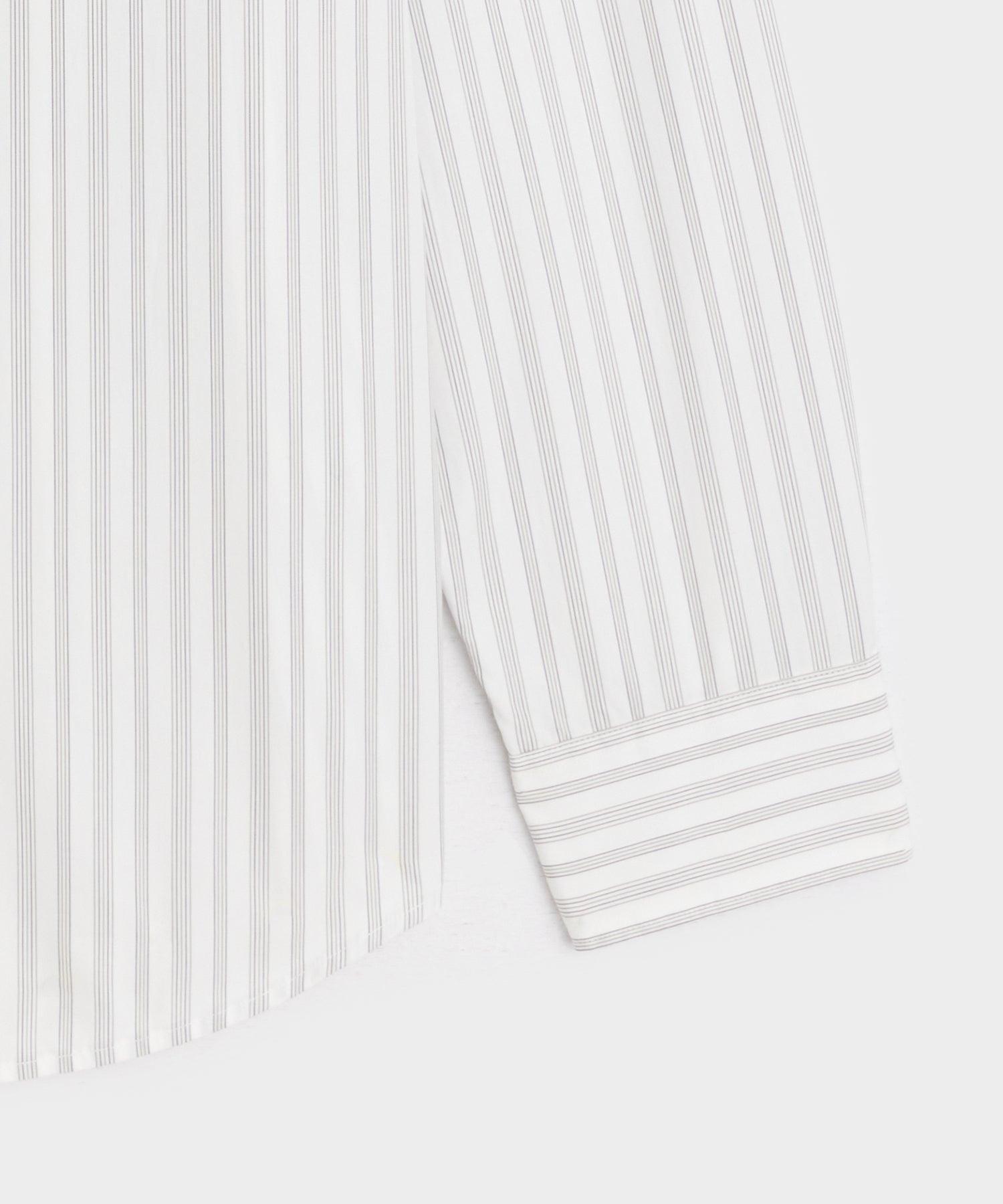 Relaxed Cotton Poplin Point Collar Shirt Product Image