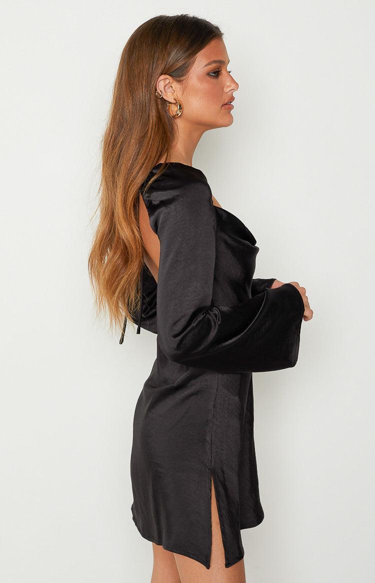 Marienne Black Mini Dress Product Image