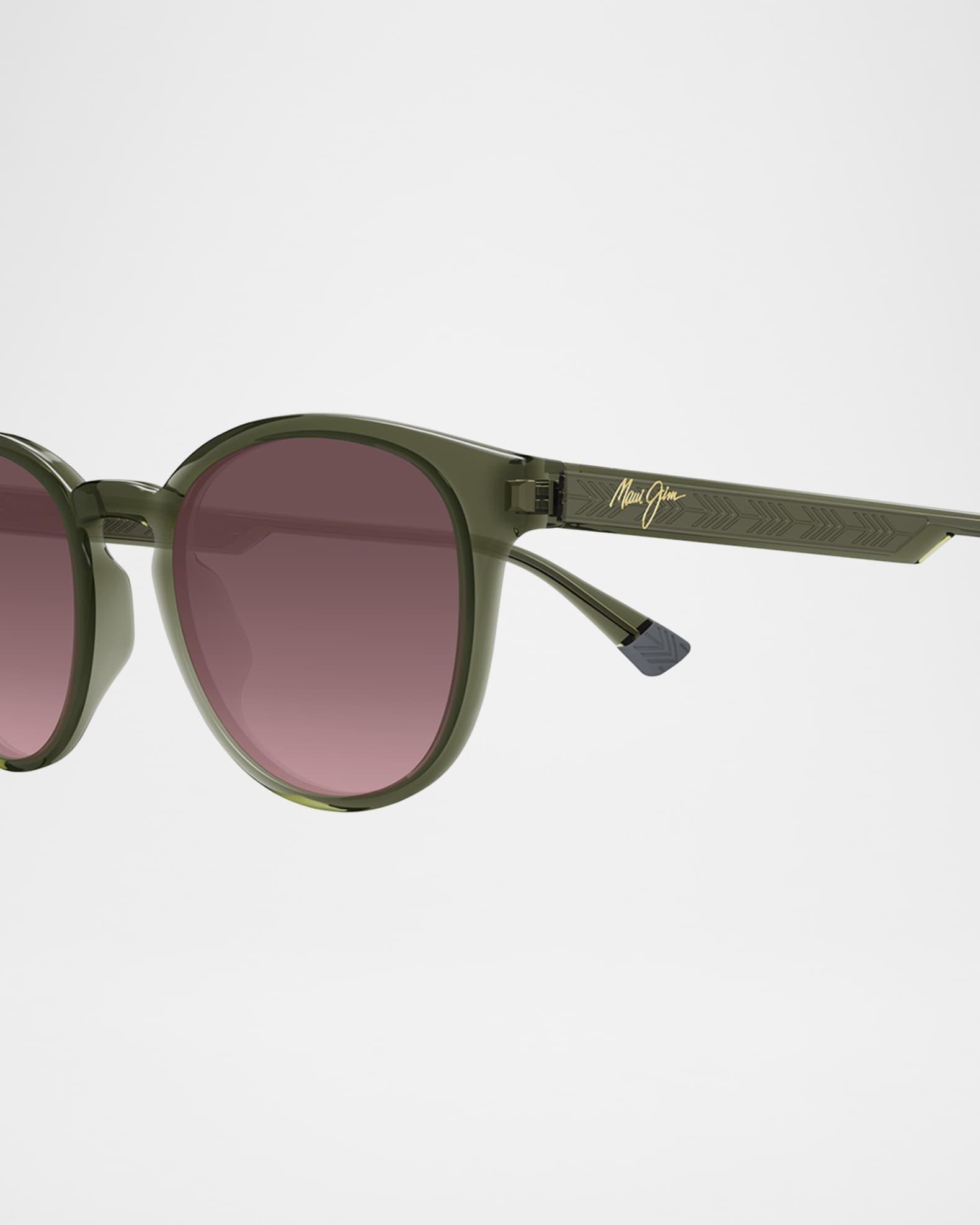 Mens Hiehie Nylon Round Sunglasses Product Image