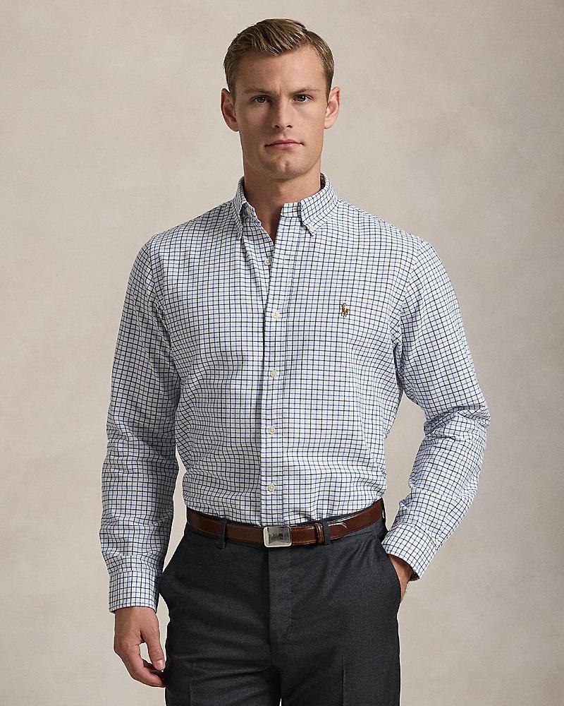 Polo Ralph Lauren Classic Fit Plaid Oxford Button Down Shirt Product Image