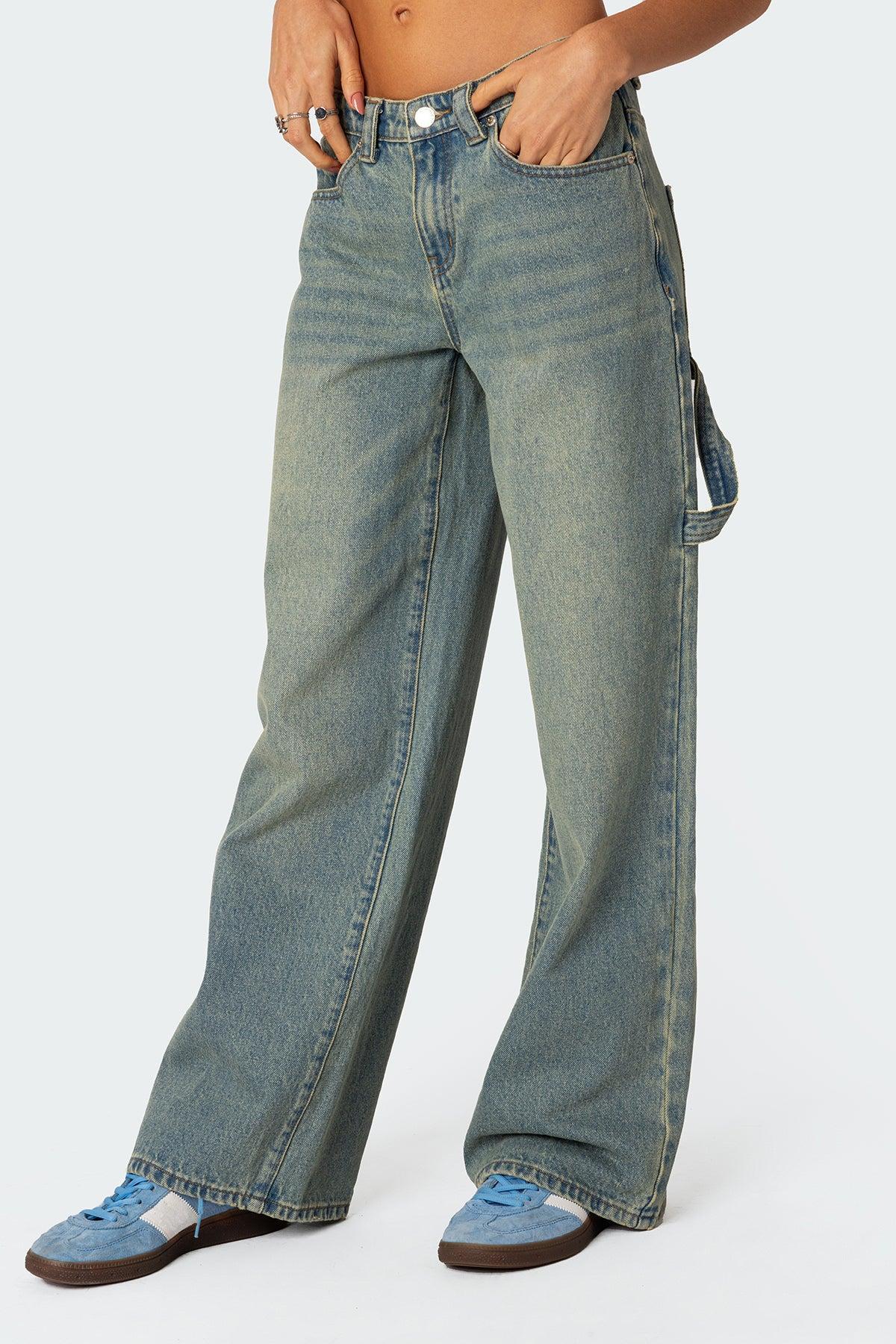 Carpenter Low Rise Jeans Product Image
