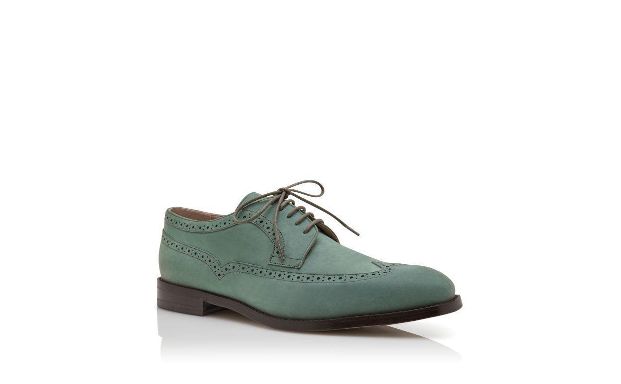 TAMARAK Dark Green Suede Lace-Up Oxfords Product Image
