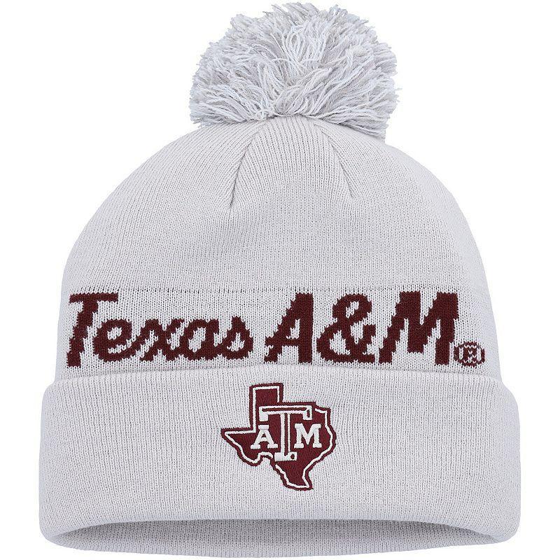 Mens adidas Texas A&M Aggies Cuffed Knit Hat with Pom Product Image