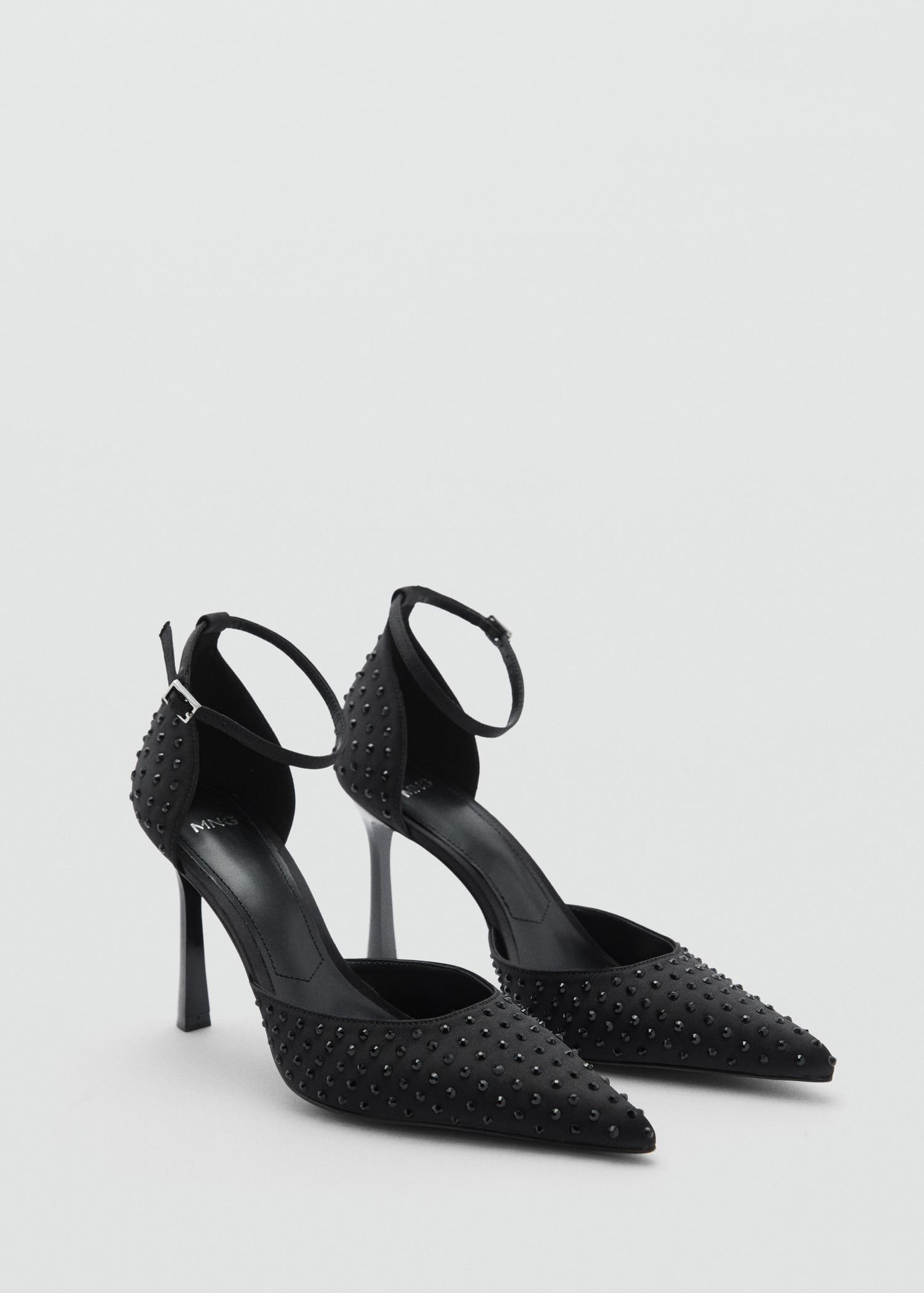 Crystal heel shoe - Women | MANGO USA Product Image