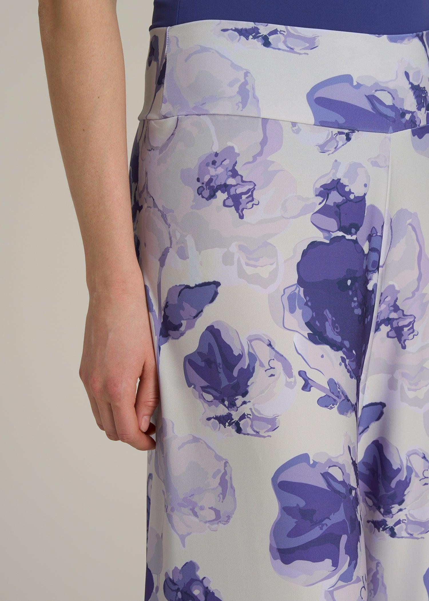 Pull On Breezy Wide Leg Pants for Tall Women in Petal Wash Product Image