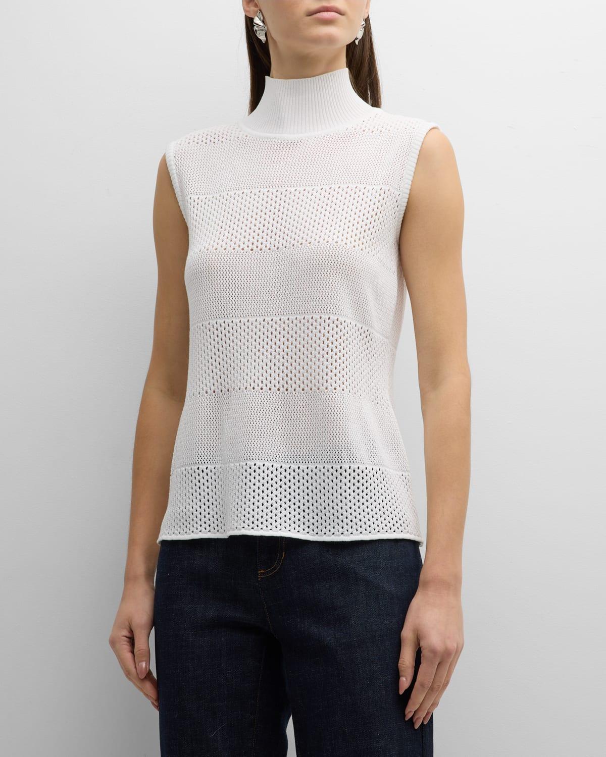 Misook Mock Knit Soft Knit Tank Top Product Image
