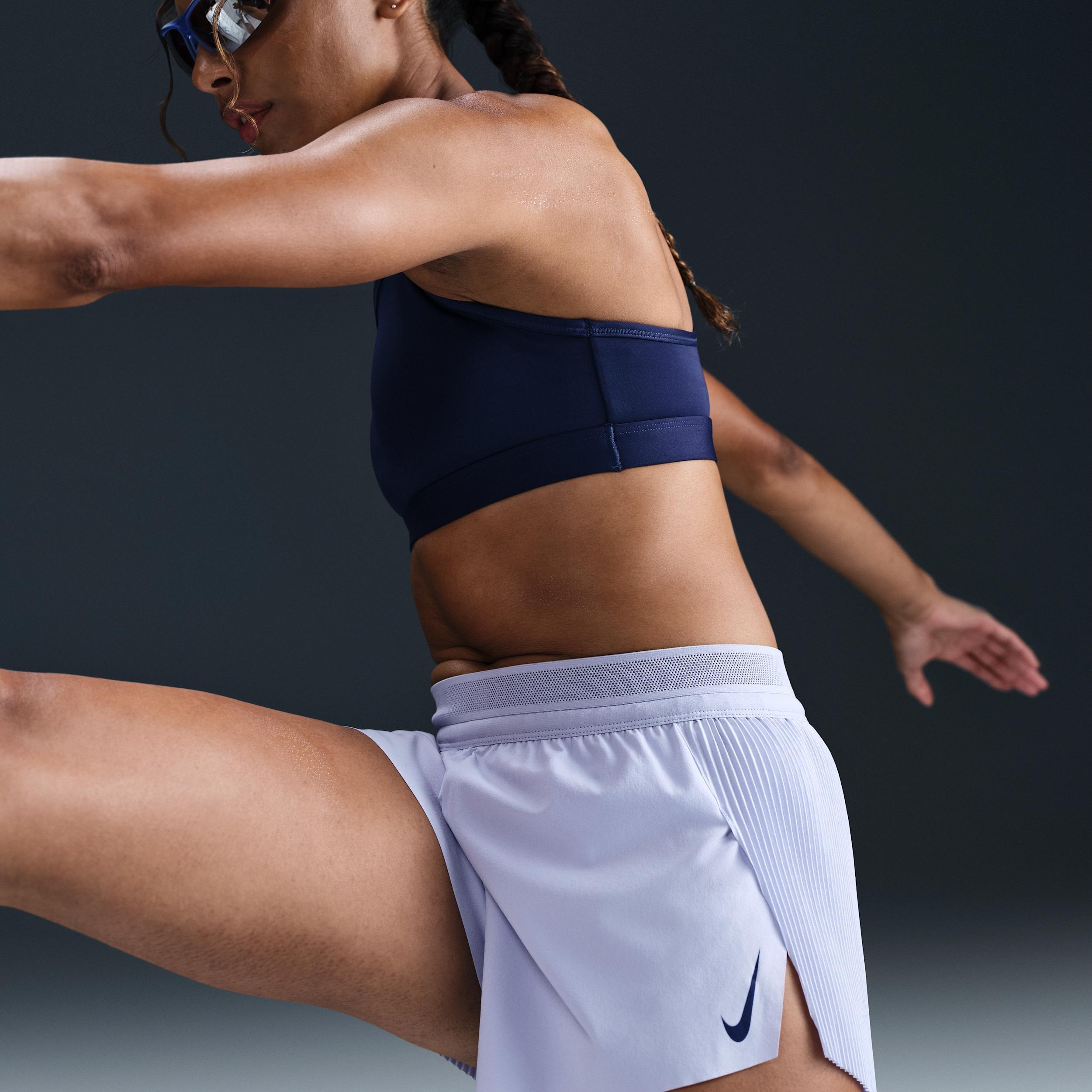 Nike Women's AeroSwift Dri-FIT ADV Mid-Rise 3" Brief-Lined Running Shorts Product Image