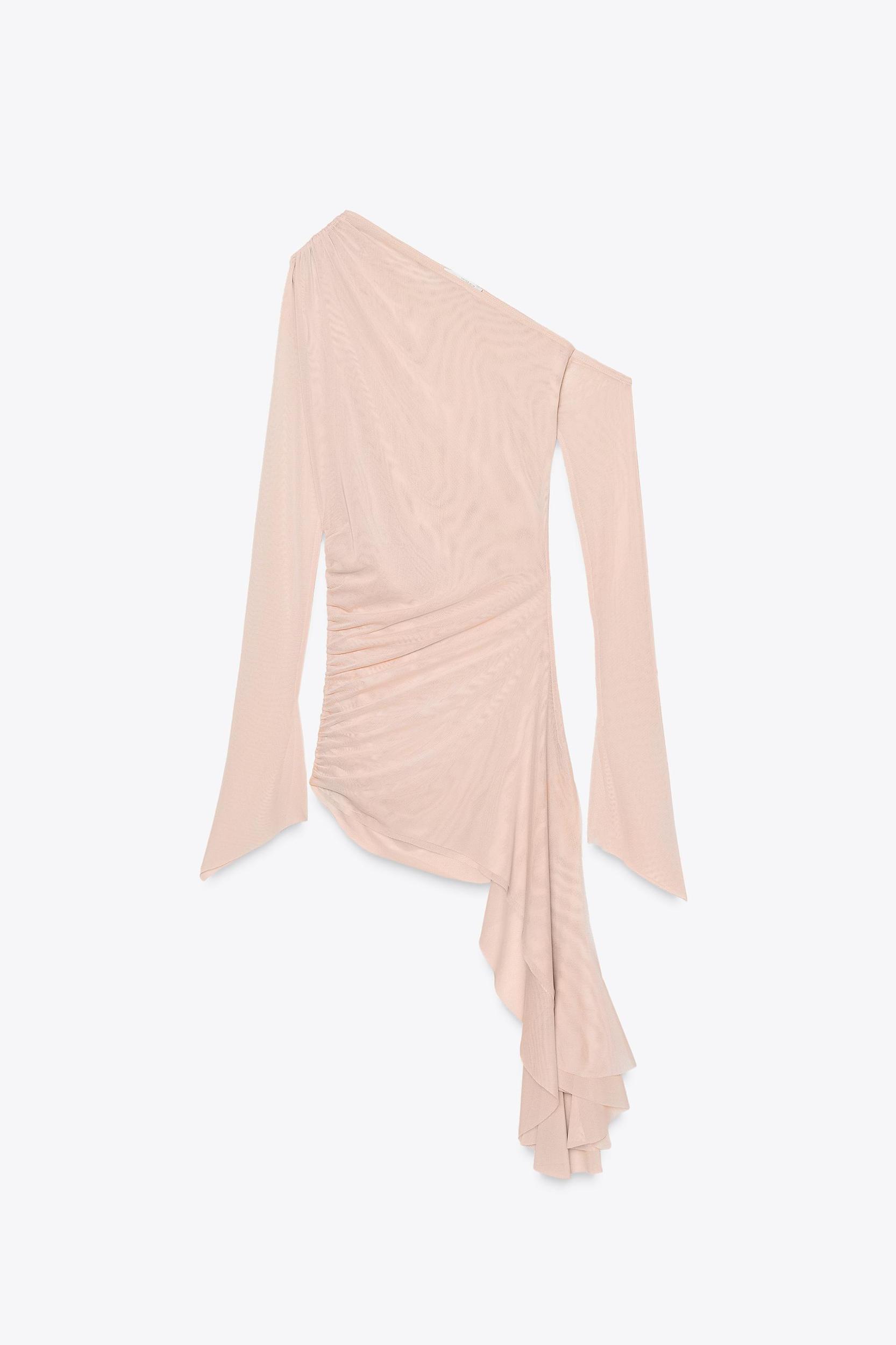 ASYMMETRIC TULLE TOP Product Image