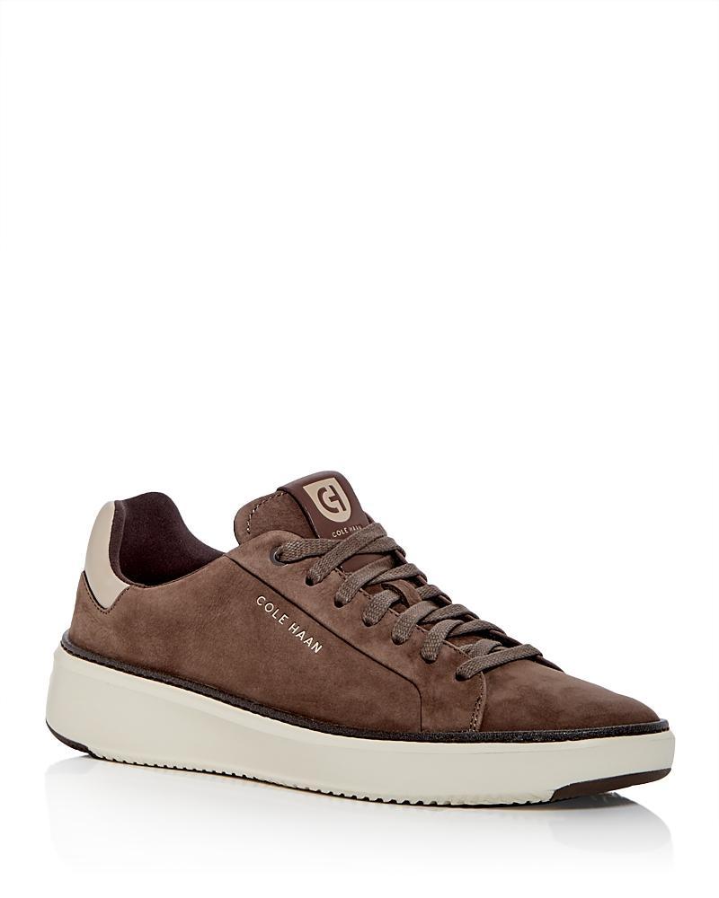 Cole Haan Mens GrandPr Topspin Leather Sneakers Product Image