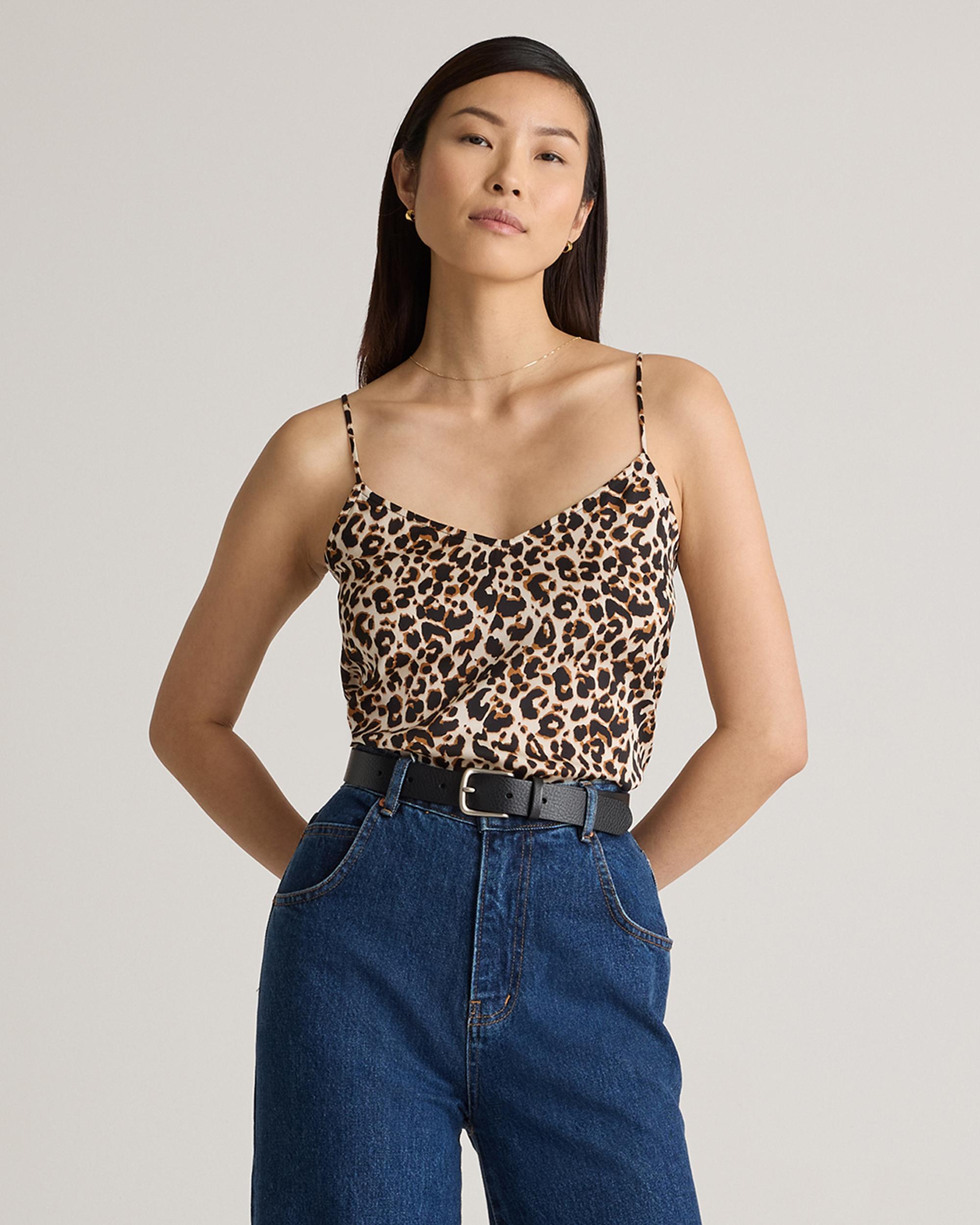 Quince | Women's Washable Stretch Silk V-Neck Cami Product Image