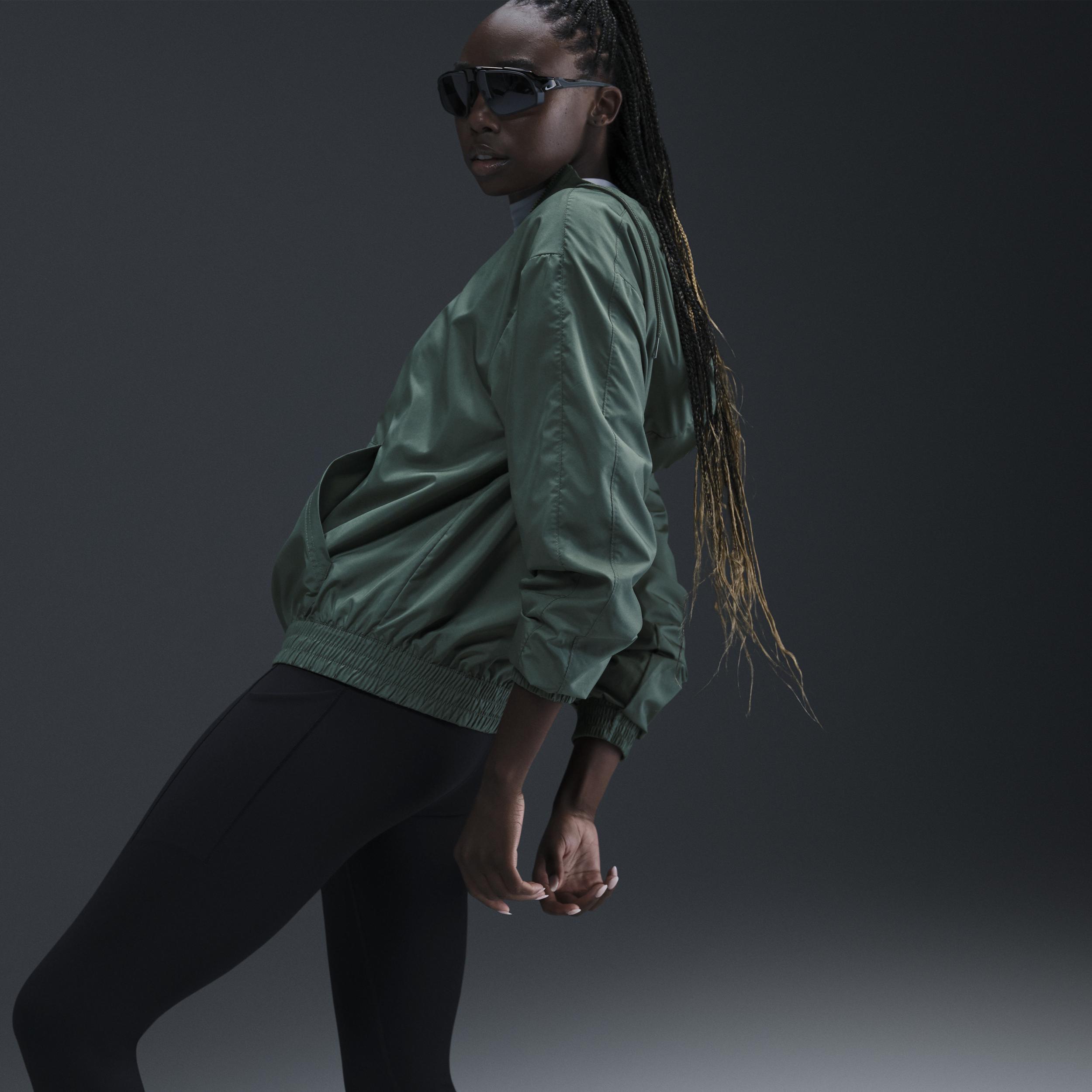 Womens Nike Sportswear Classic Wovens Loose UV Hooded Jacket Product Image
