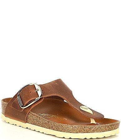 Birkenstock Womens Gizeh Big Buckle Thong Sandals Product Image
