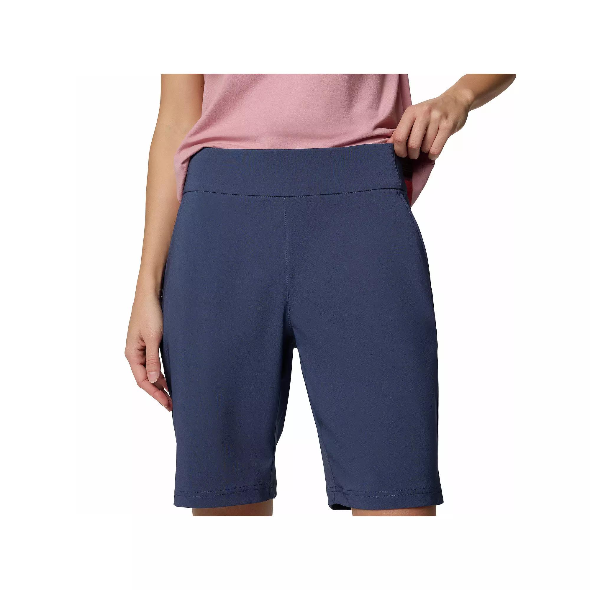 Women's Columbia All Seasons 9-in. Long Shorts, Size: XXL, Black Product Image