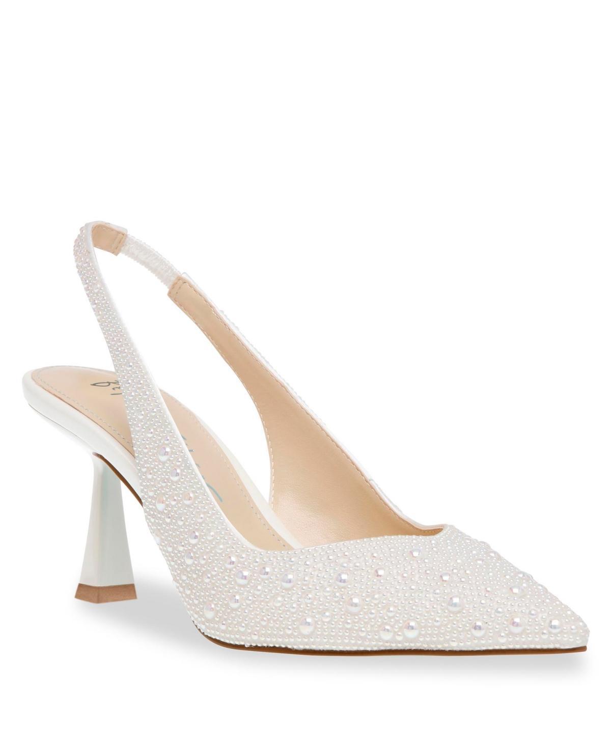 Blue by Betsey Johnson Clark Rhinestone Slingback Pumps Product Image