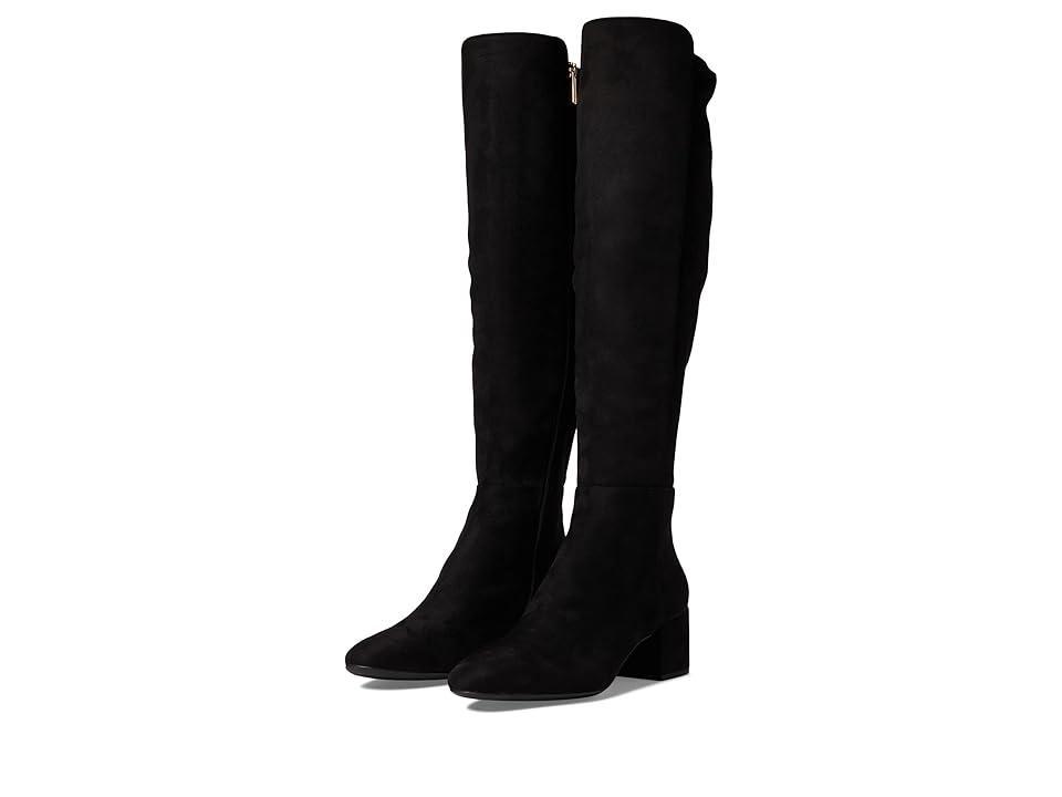 Schutz Womens Maryana Croc-Embossed Block Heel Pointed-Toe Tall Boots Product Image