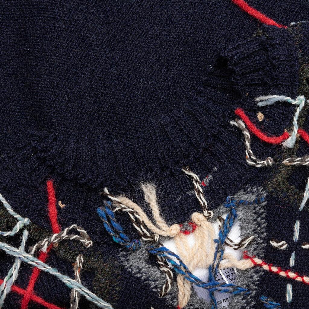 Crewneck - Navy/Grey/Dark Green Male Product Image