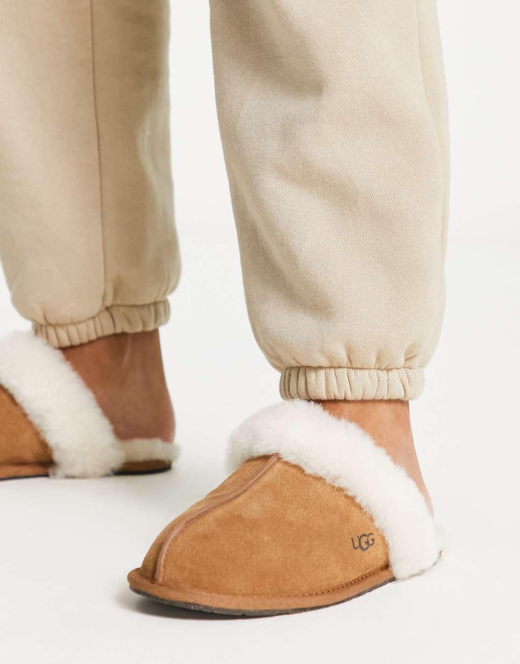 Ugg Womens Scuffette Shearling Mule Slippers Product Image
