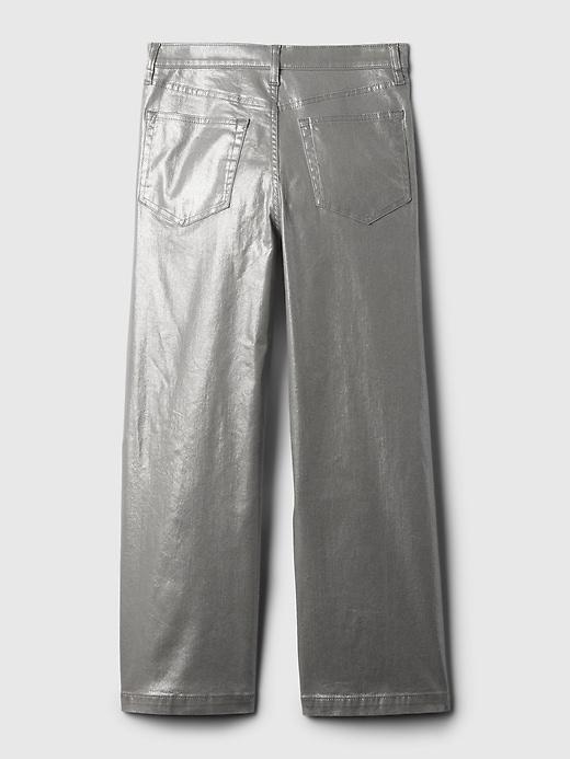 High Rise Stride Wide-Leg Ankle Jeans Product Image