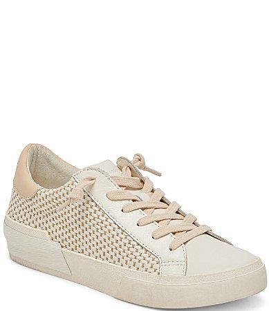 Dolce Vita Zina Dune Embossed Leather Retro Sneakers Product Image