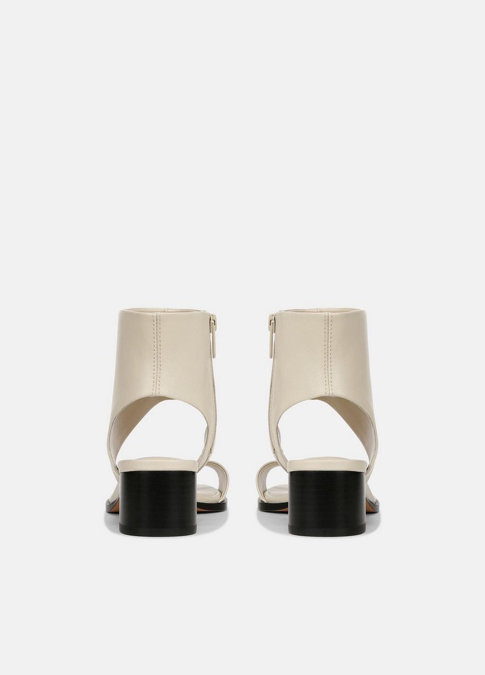 Ada Heeled Leather Sandal Product Image