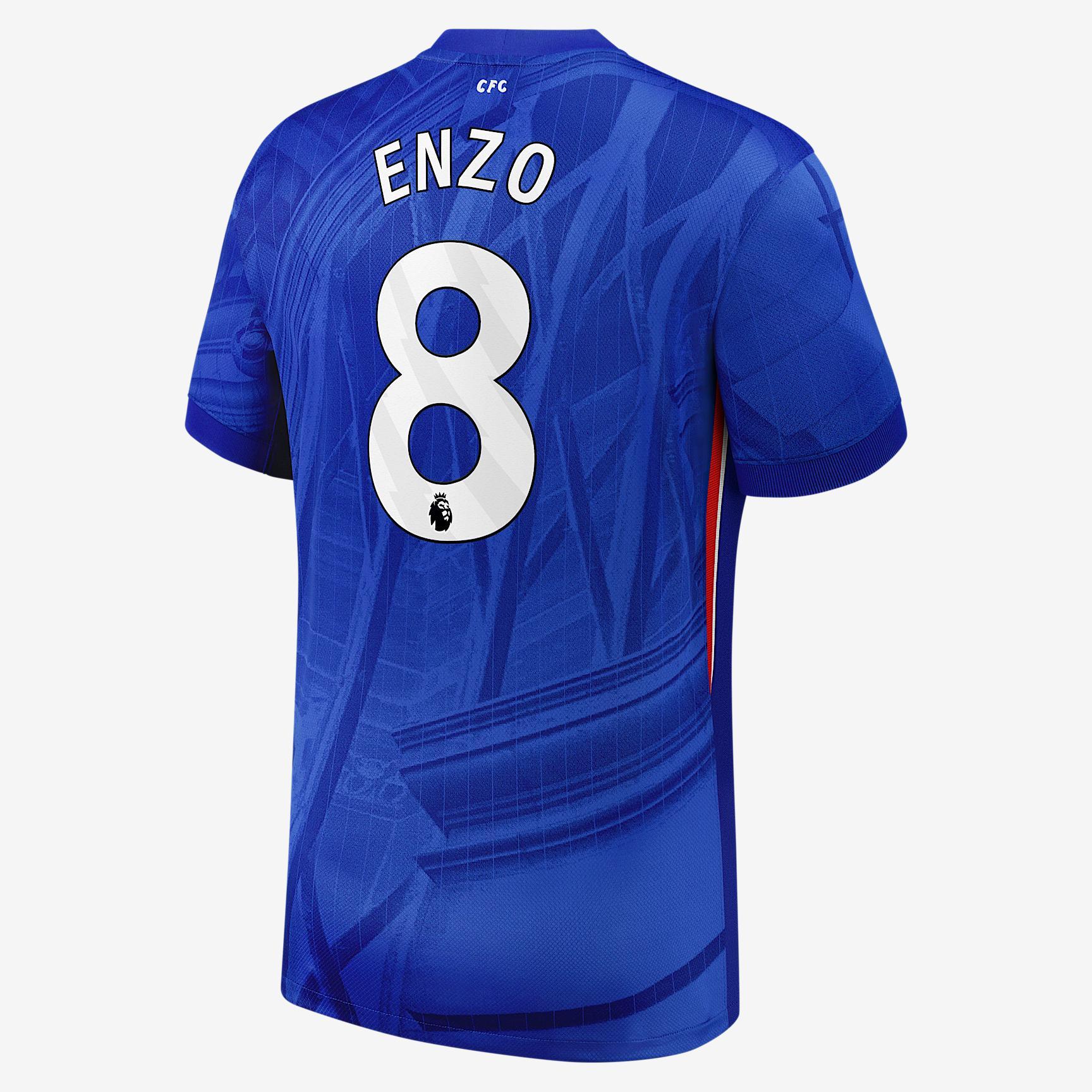 Enzo Fernández Chelsea 2025/26 Stadium Home Men's Nike Dri-FIT Soccer Jersey Product Image