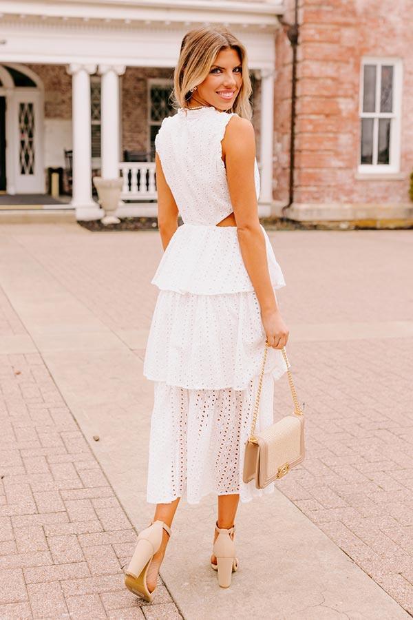 Touch My Soul Eyelet Midi Product Image