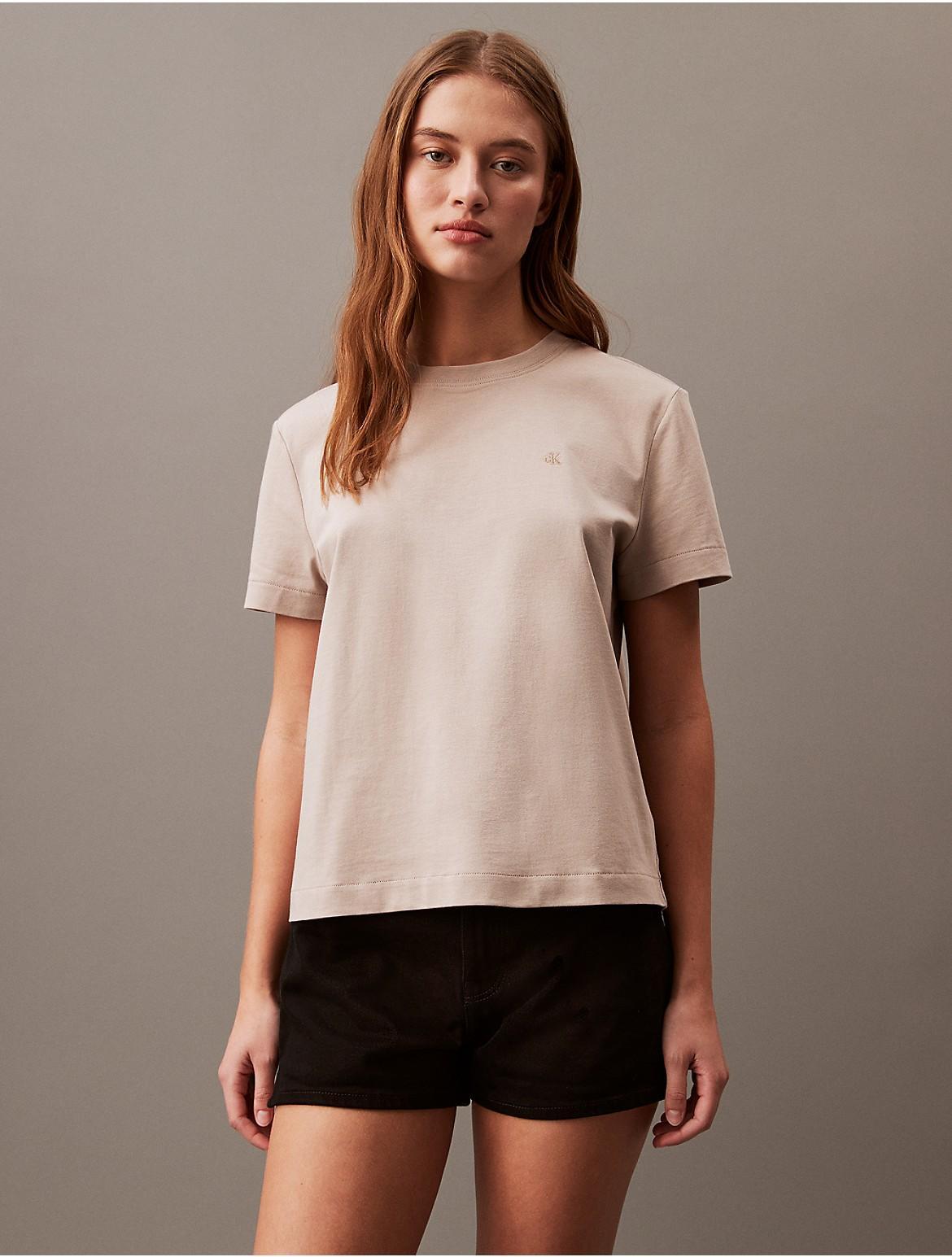 Calvin Klein Women's Archive Logo T-Shirt - Yellow - S Product Image