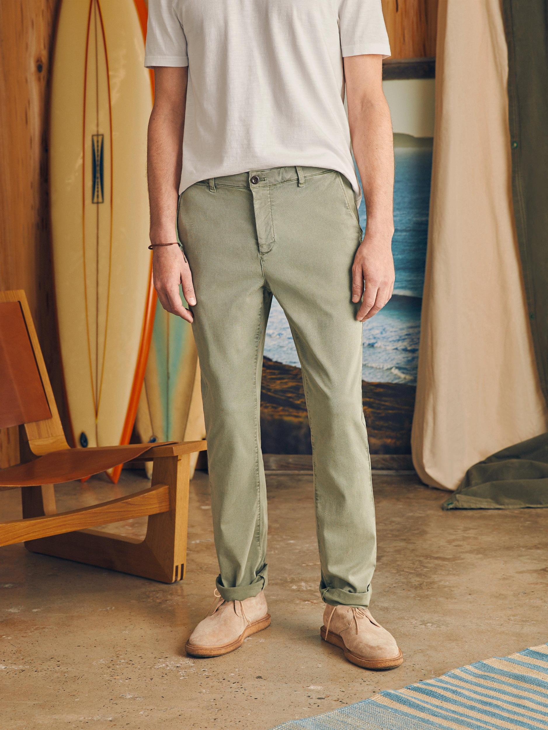 Coastline Stretch Chino (30" Inseam) - Mountain Olive Male Product Image