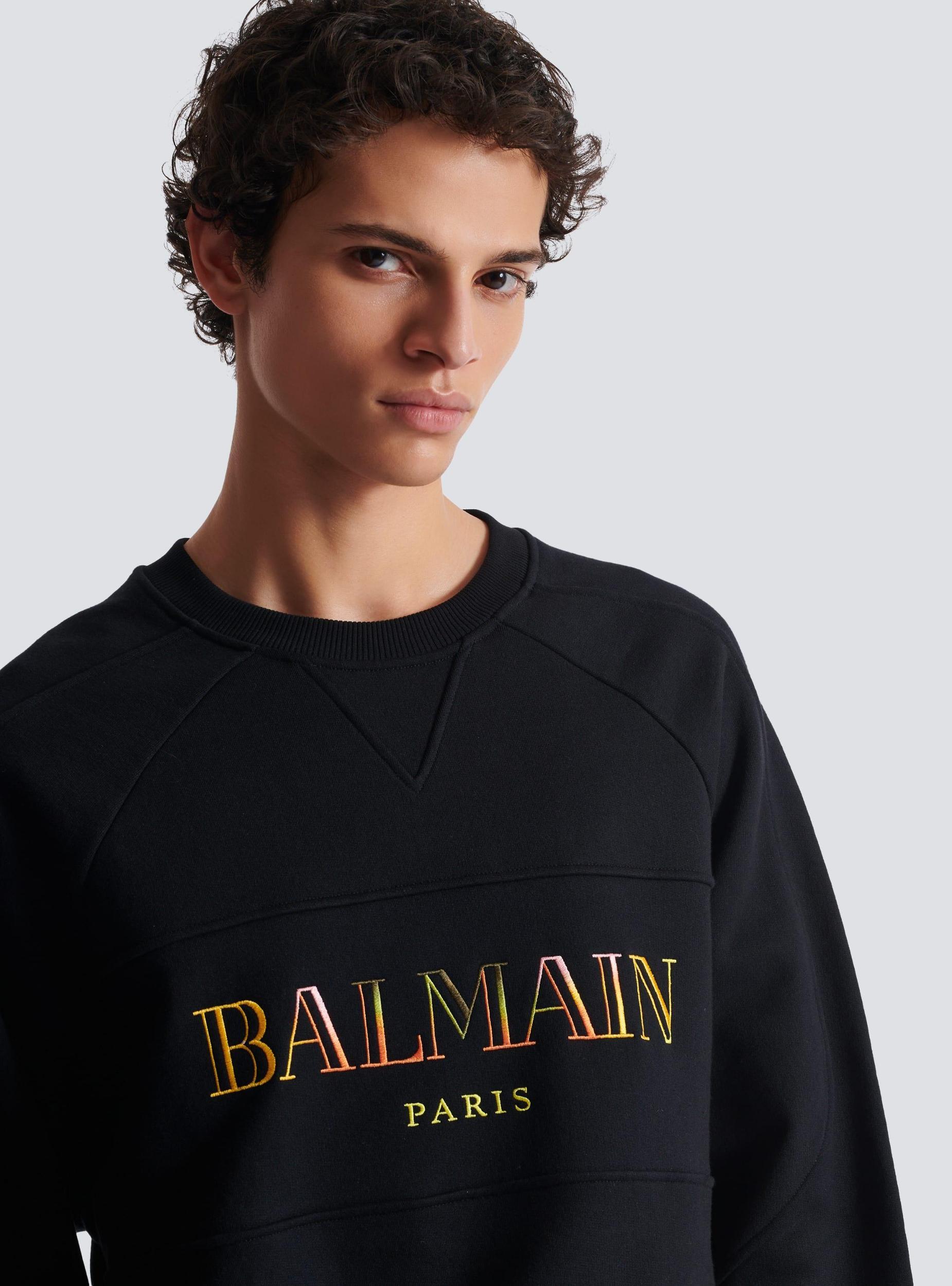 Vintage Balmain embroidered oversized sweatshirt Product Image