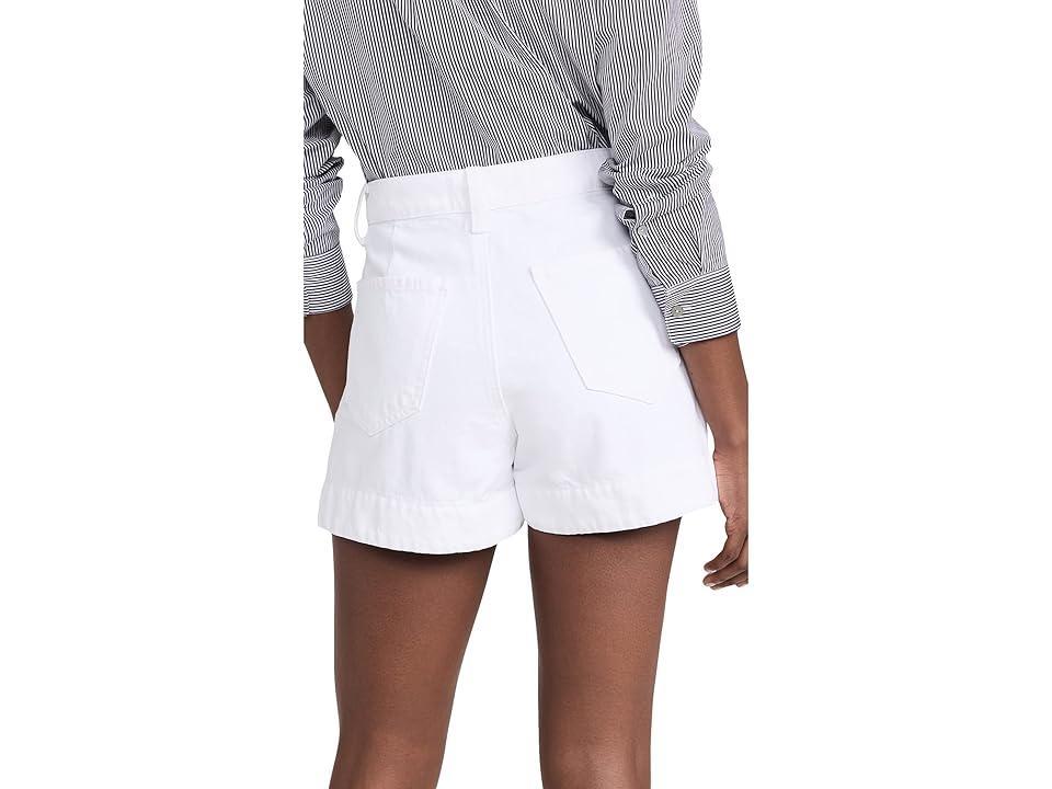 Tailored Slouchy Denim Shorts Product Image