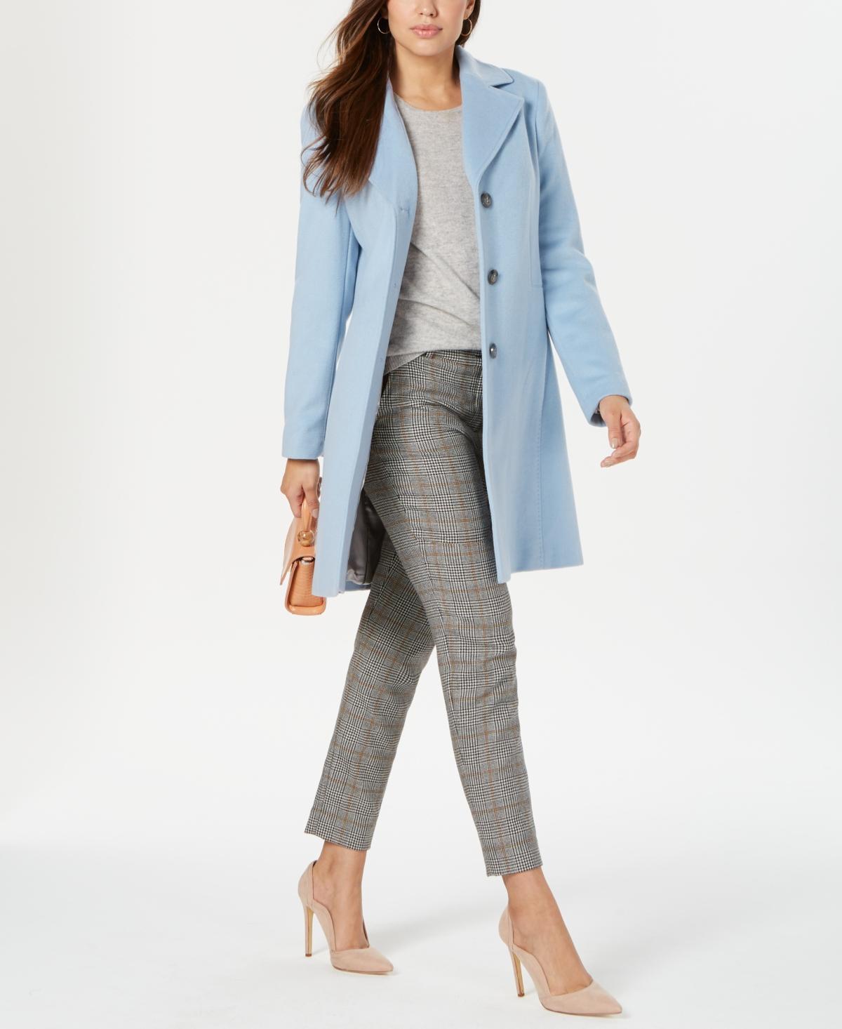 Calvin Klein Calvin Klein womens Classic Cashmere Wool Blend Coat (Chili Pepper) Women's Coat Product Image