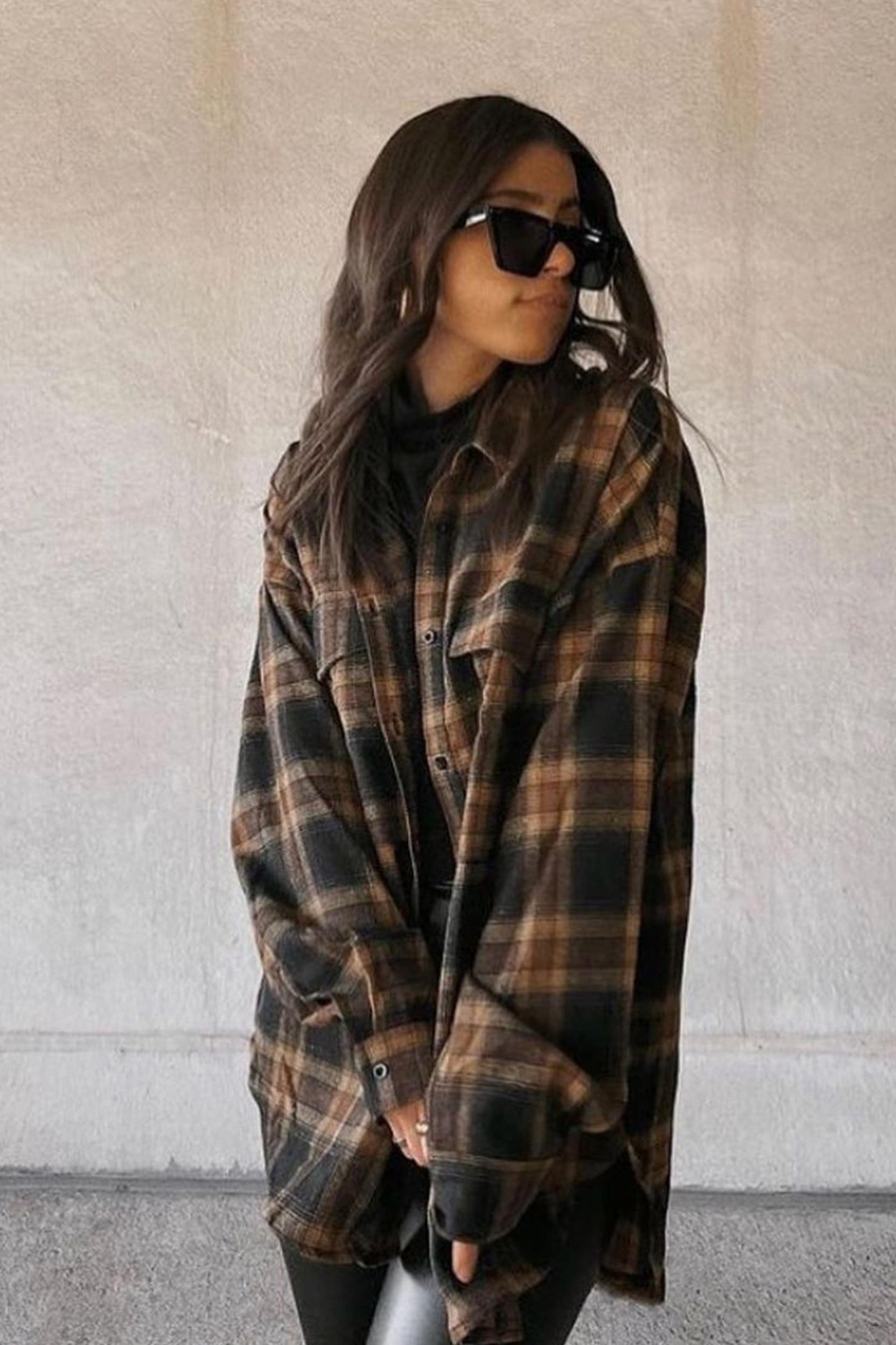 Fireside Mocha Plaid Flannel Product Image