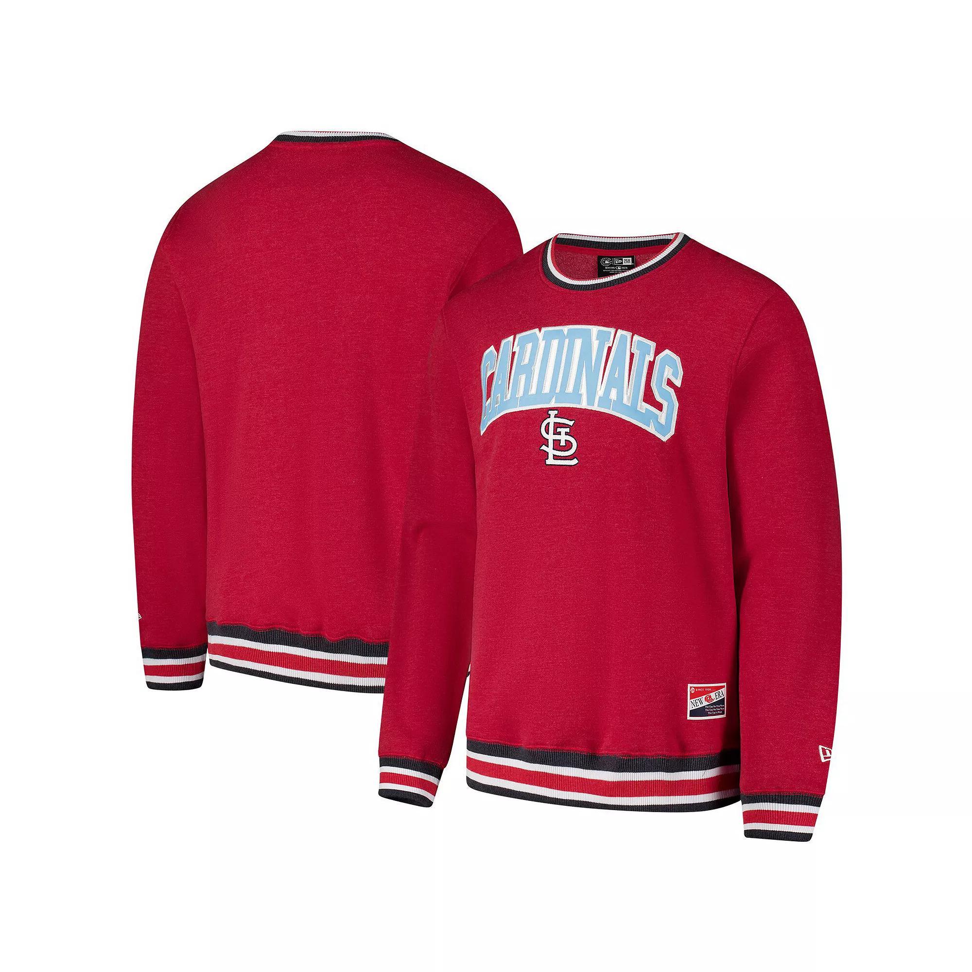 Men's New Era Red St. Louis Cardinals Father's Day Pullover Sweatshirt, Size: Large Product Image