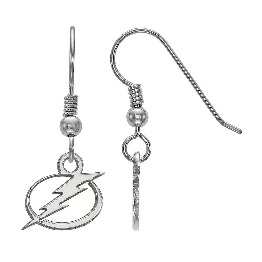 LogoArt Sterling Silver Tampa Bay Lightning Mini Logo Dangle Earrings, Women's Product Image