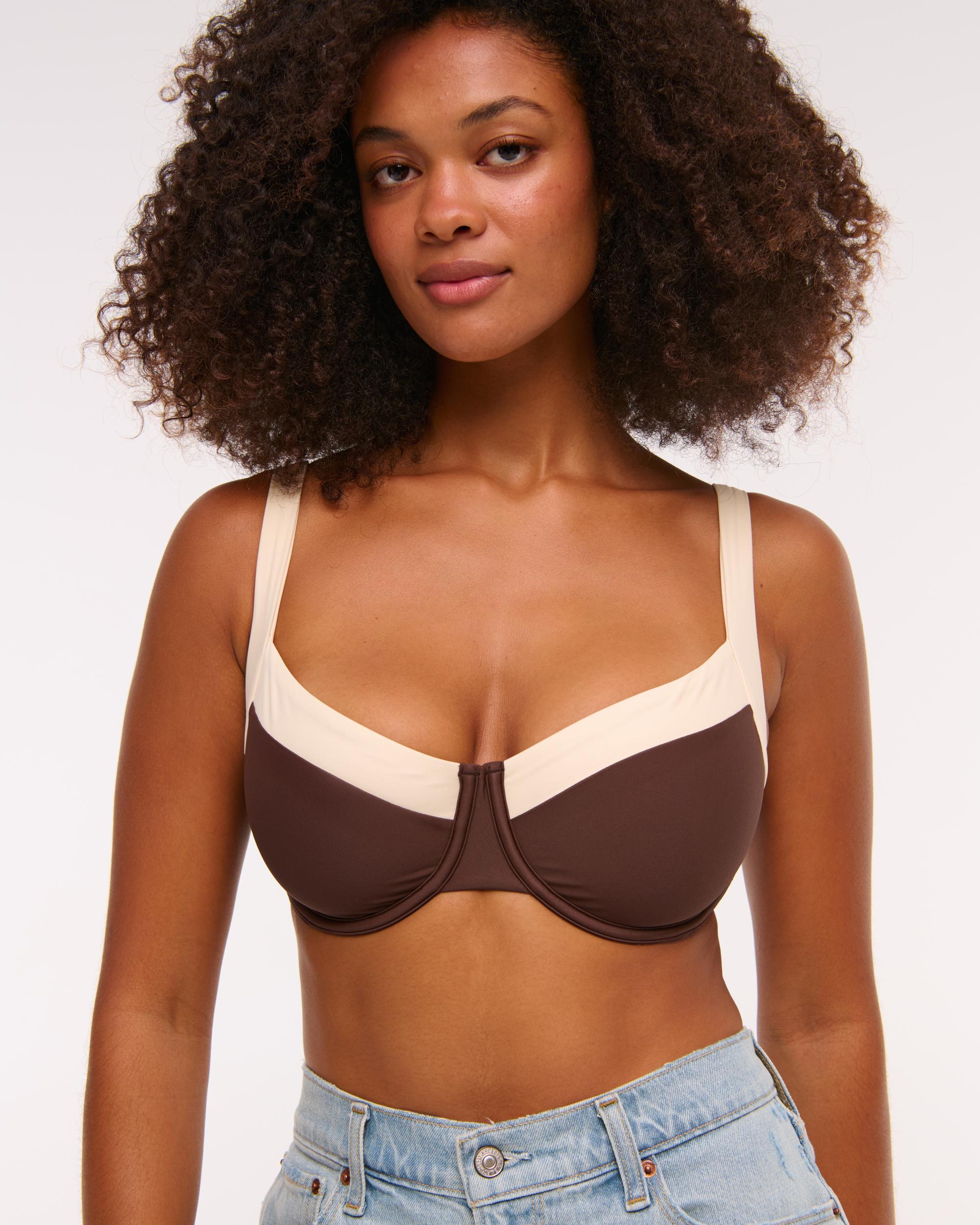 Curve Love Wide Strap Underwire Bikini Top Product Image