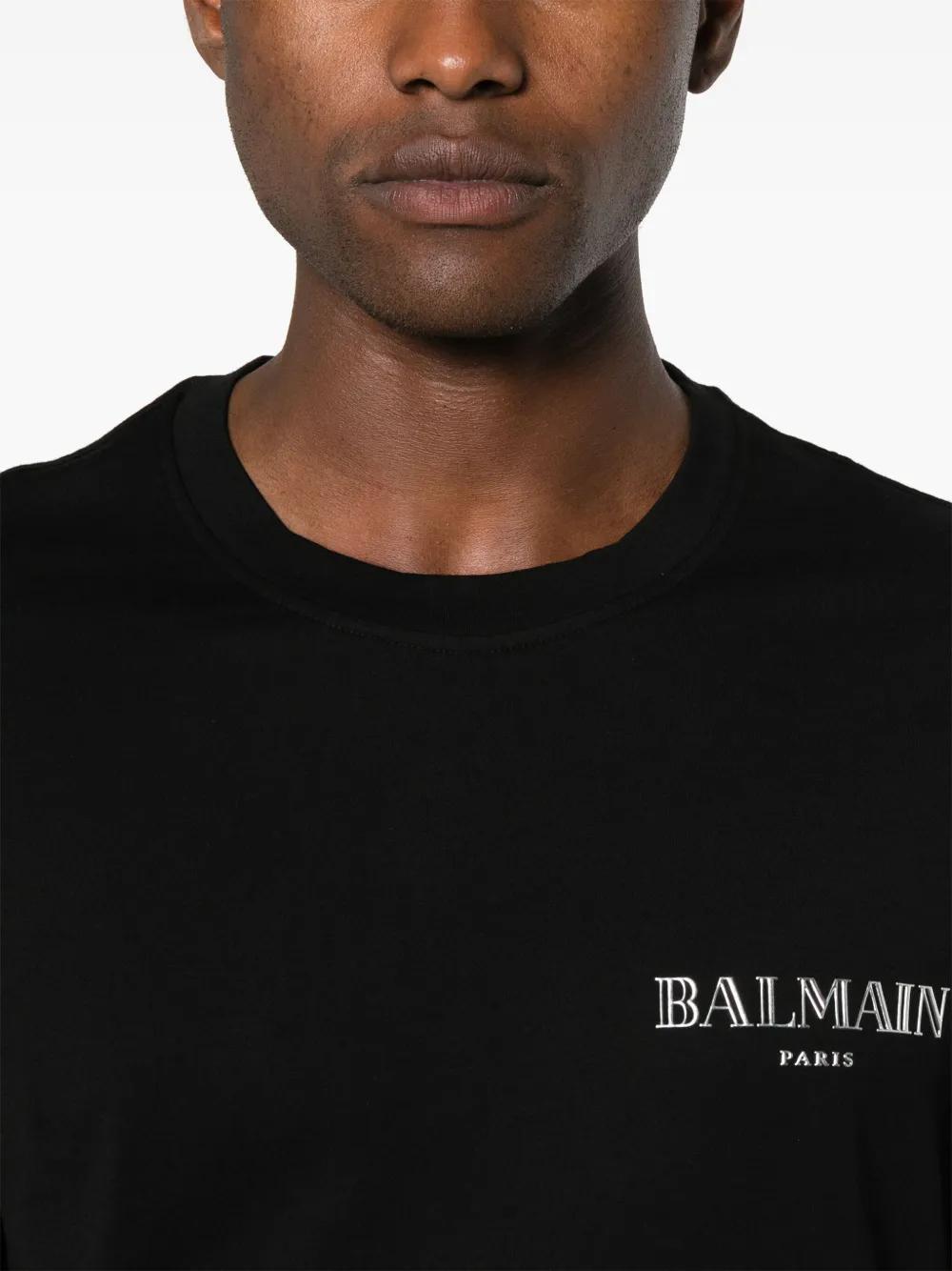 logo-appliqué cotton T-shirt Product Image