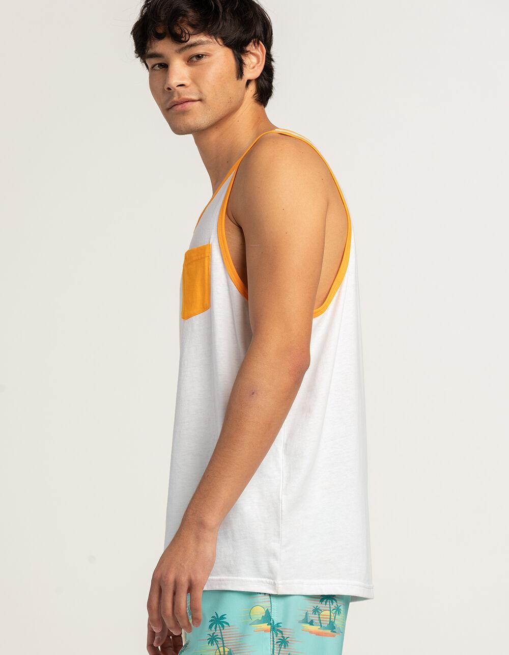 BLUE CROWN Mens Solid Pocket Tank Top Product Image