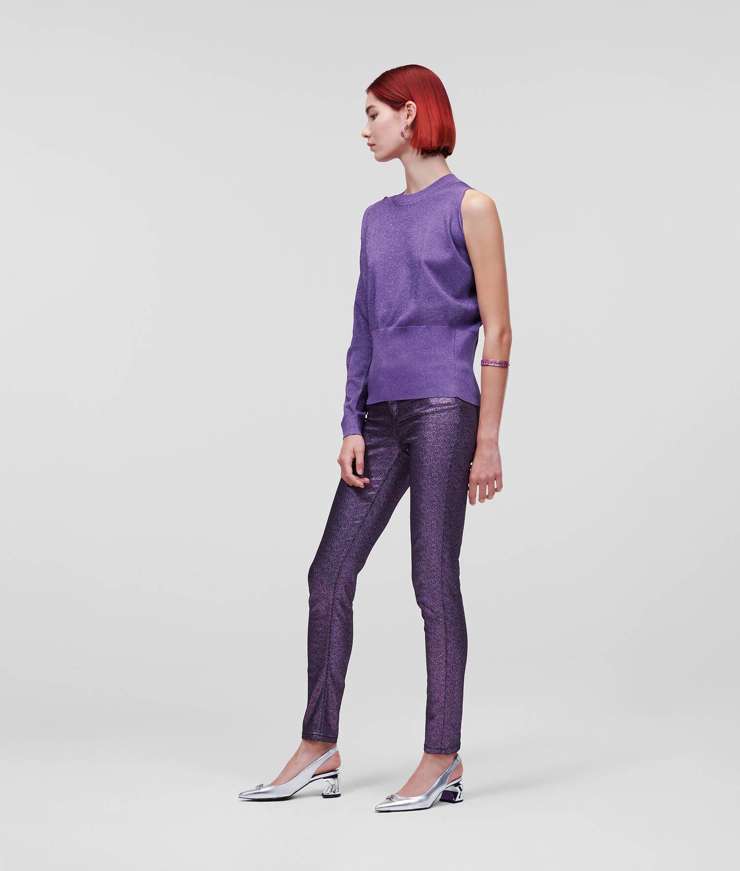 IRIDESCENT ASYMMETRIC SWEATER Product Image